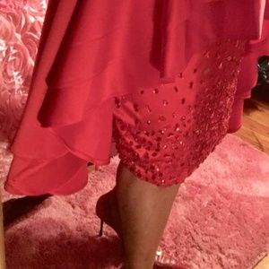 Red Bridal party prom dress